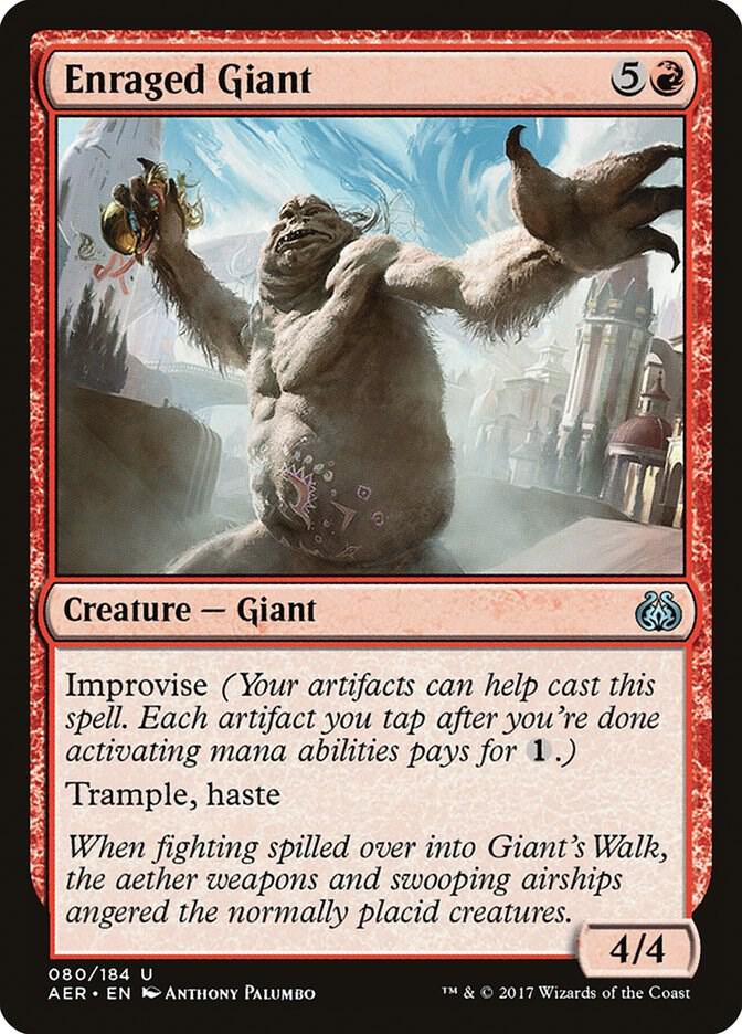 Enraged Giant 80 card from Aether Revolt
