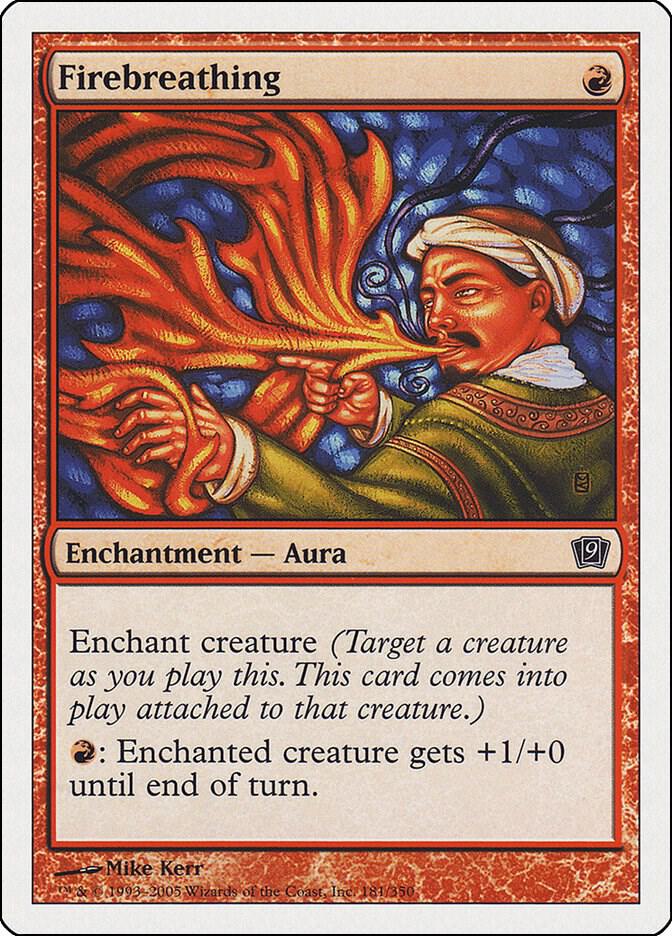 Firebreathing 181 card from 9th Edition