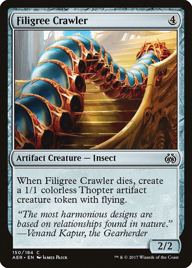 Filigree Crawler 150 card from Aether Revolt