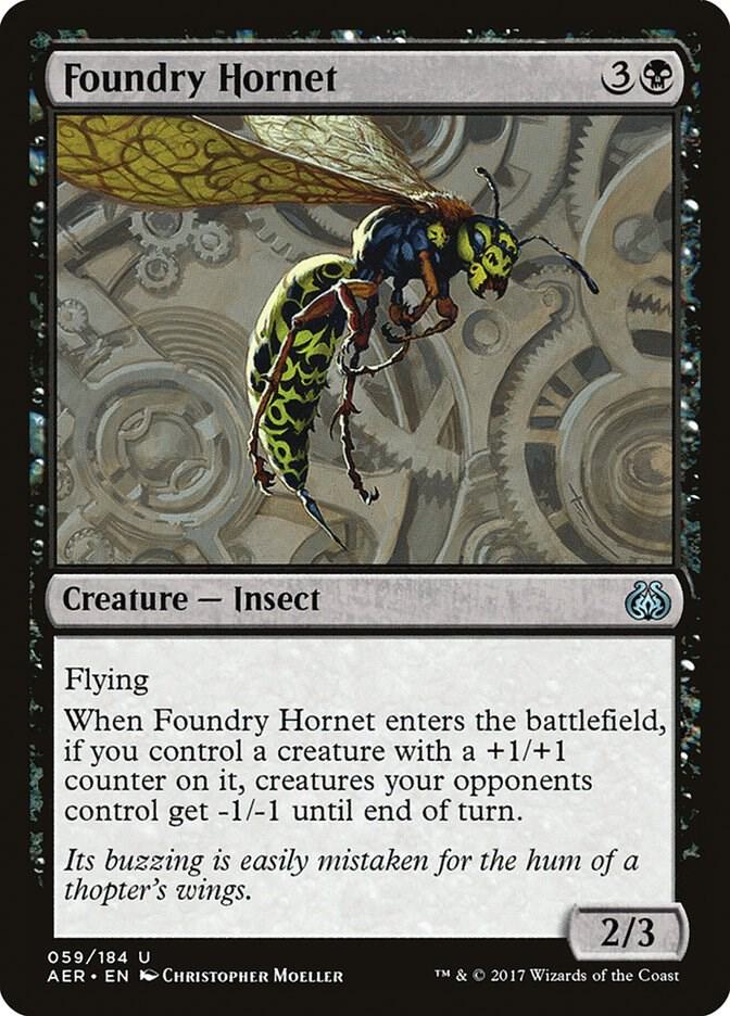 Foundry Hornet 59 card from Aether Revolt
