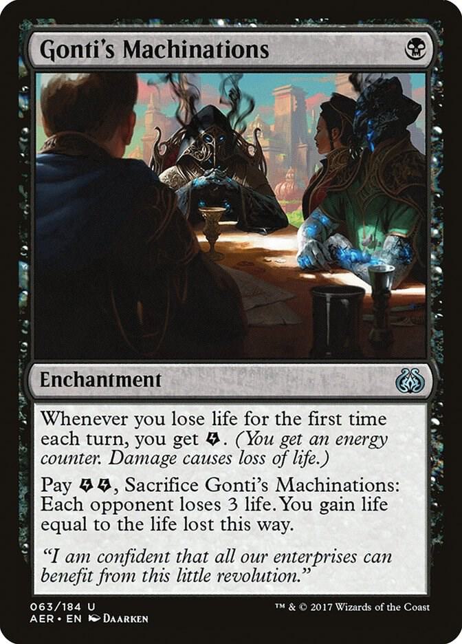 Gonti's Machinations 63 card from Aether Revolt