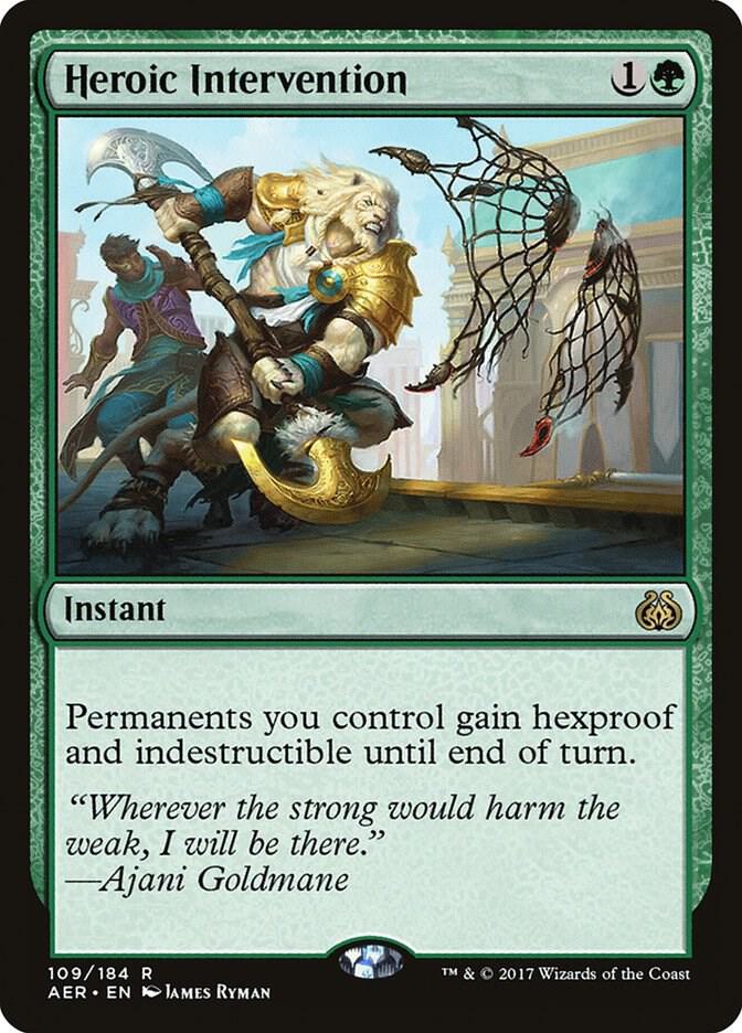 Heroic Intervention 109 card from Aether Revolt