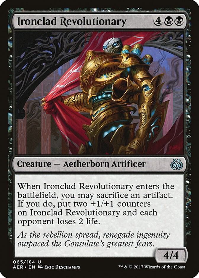 Ironclad Revolutionary 65 card from Aether Revolt