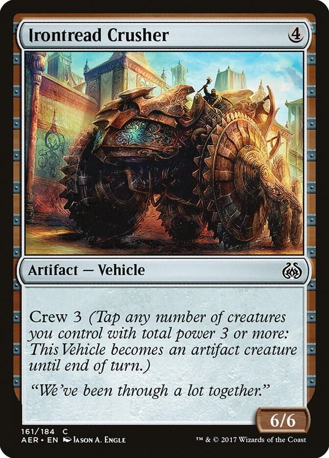 Irontread Crusher 161 card from Aether Revolt