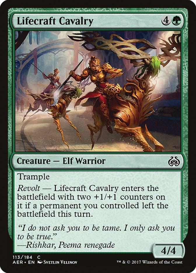 Lifecraft Cavalry 113 card from Aether Revolt