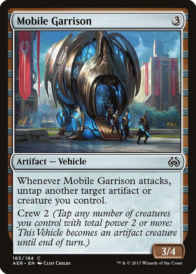 Mobile Garrison 165 card from Aether Revolt