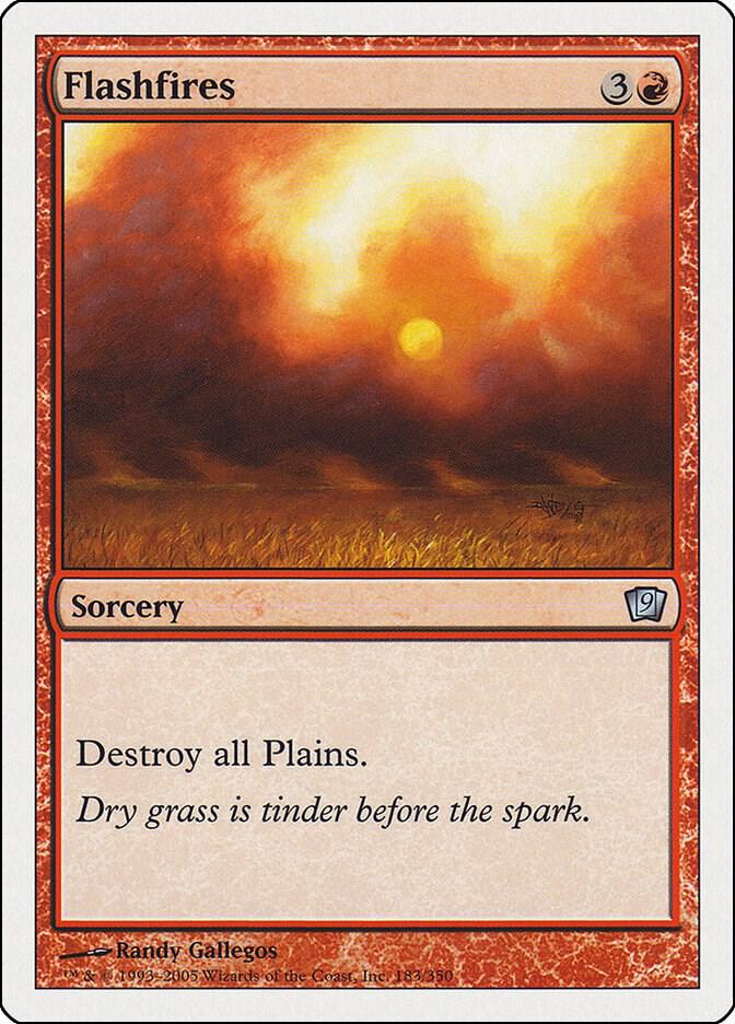 Flashfires 183 card from 9th Edition