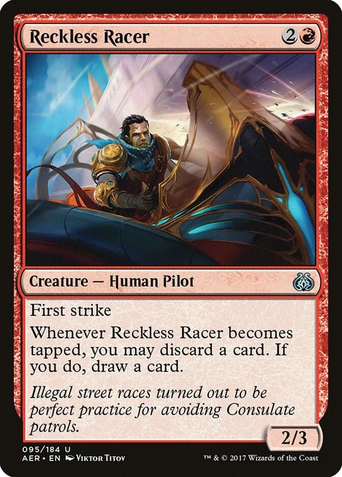 Reckless Racer 95 card from Aether Revolt