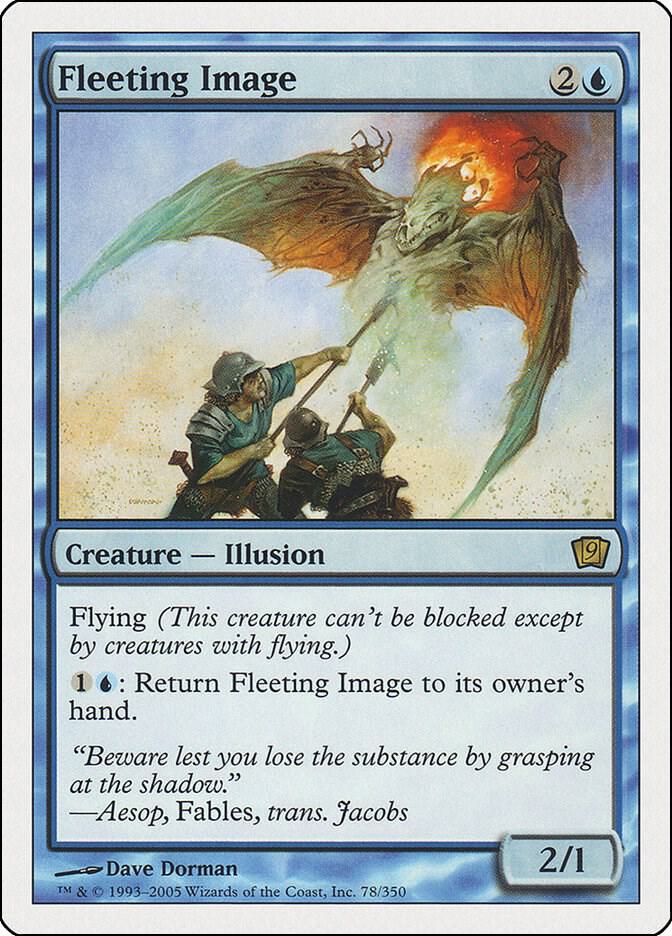 Fleeting Image 78 card from 9th Edition