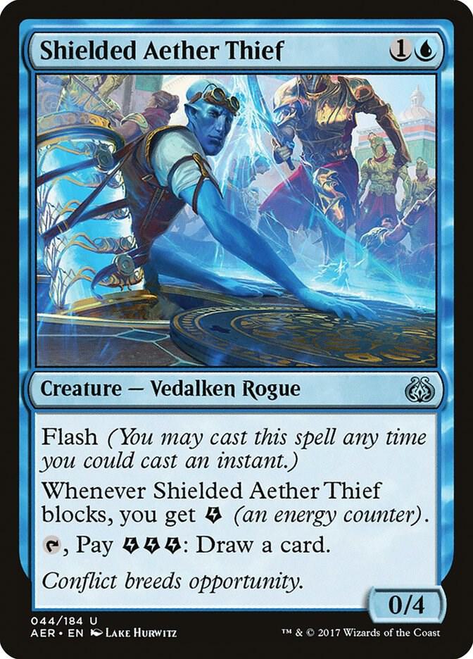 Shielded Aether Thief 44 card from Aether Revolt
