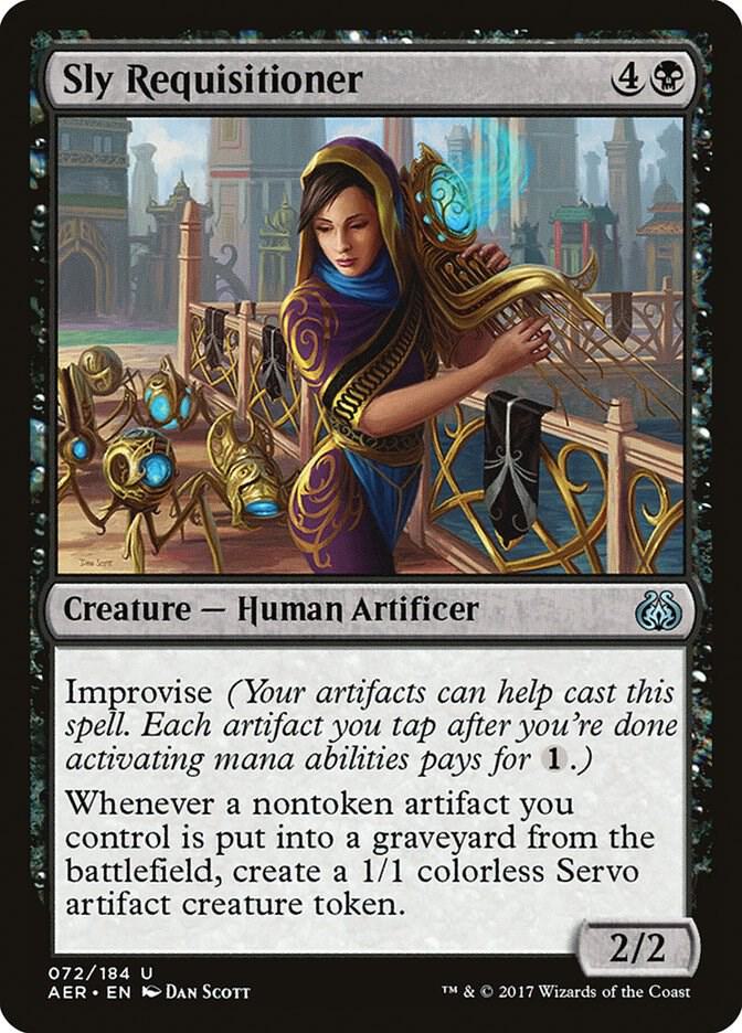 Sly Requisitioner 72 card from Aether Revolt