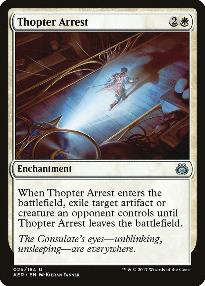 Thopter Arrest 25 card from Aether Revolt