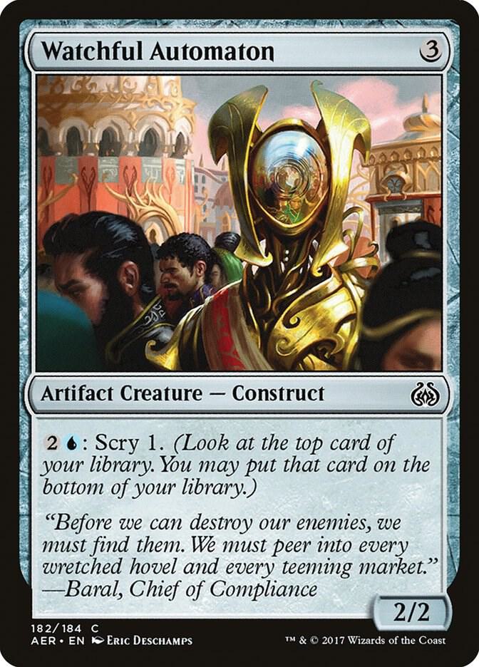 Watchful Automaton 182 card from Aether Revolt