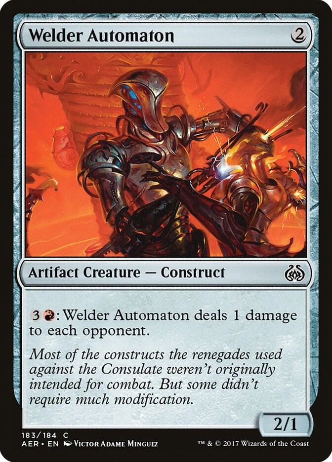 Welder Automaton 183 card from Aether Revolt