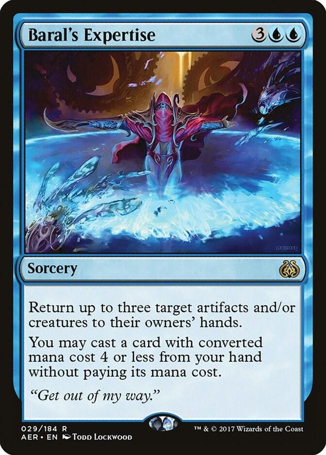 Baral's Expertise 29 card from Aether Revolt