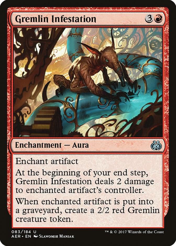 Gremlin Infestation 83 card from Aether Revolt