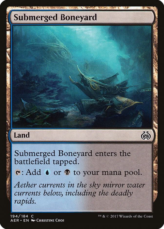 Submerged Boneyard 194 card from Aether Revolt