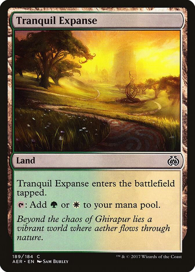 Tranquil Expanse 189 card from Aether Revolt
