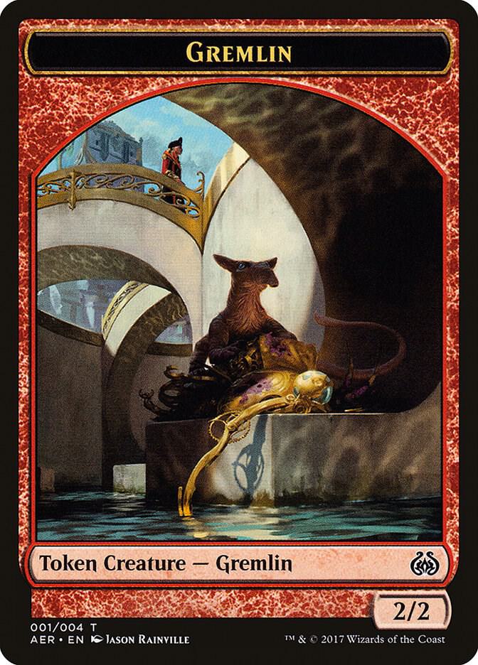 Gremlin Token 1 card from Aether Revolt