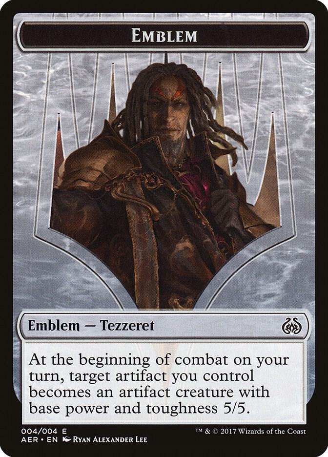 Emblem - Tezzeret the Schemer 4 card from Aether Revolt