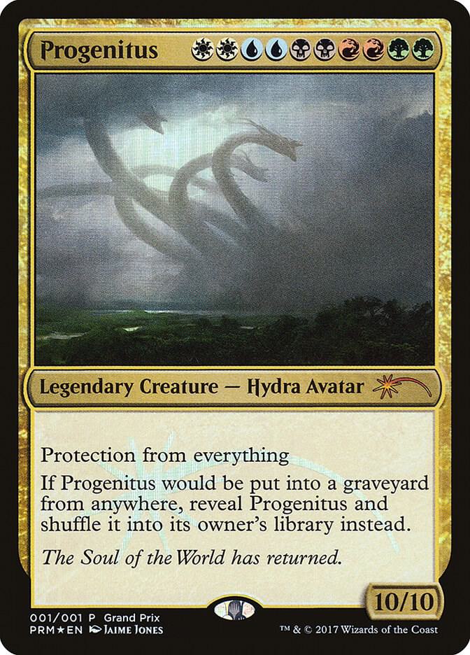 Progenitus 1 card from Grand Prix Promos