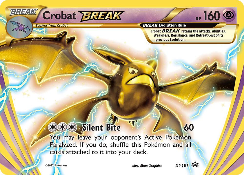 Crobat BREAK XY181 card from XY Promos