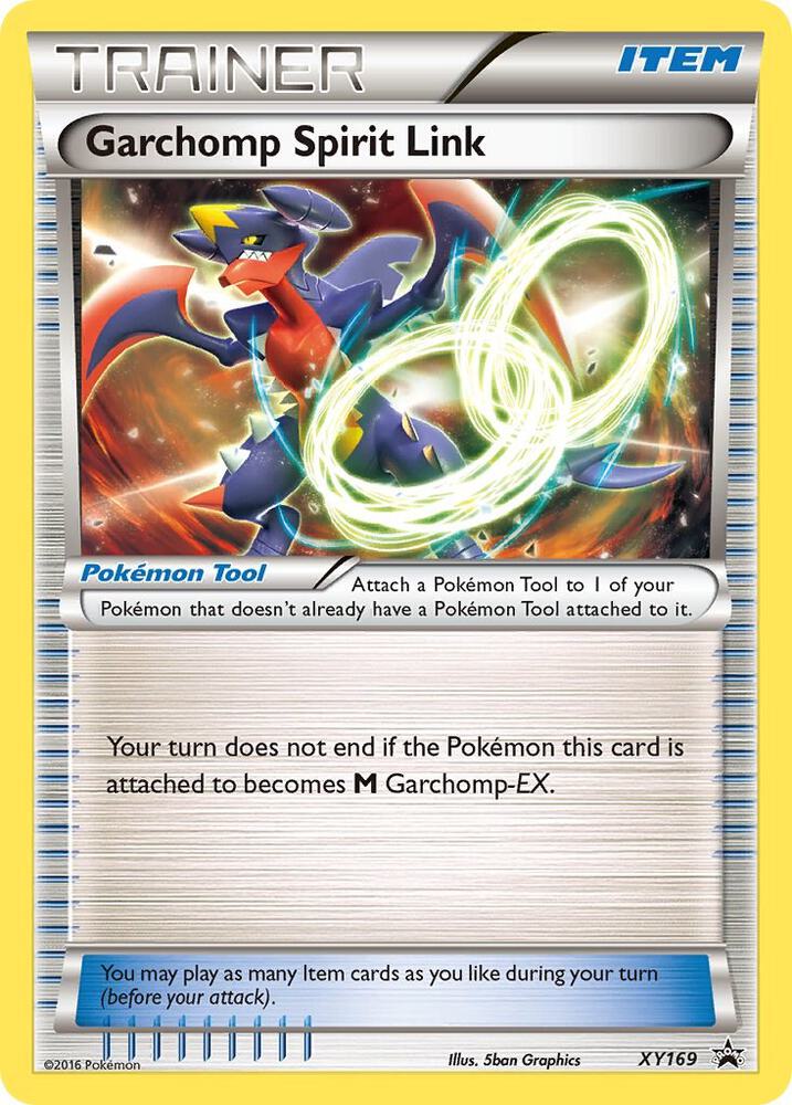 Garchomp Spirit Link XY169 card from XY Promos