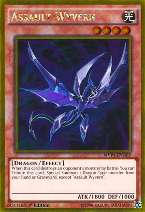 Assault Wyvern MVP1-ENG03 card from The Dark Side of Dimensions Movie Pack: Gold Edition