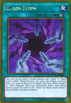 Chaos Form MVP1-ENG08 card from The Dark Side of Dimensions Movie Pack: Gold Edition