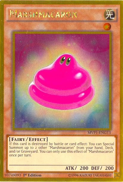 Marshmacaron MVP1-ENG13 card from The Dark Side of Dimensions Movie Pack: Gold Edition