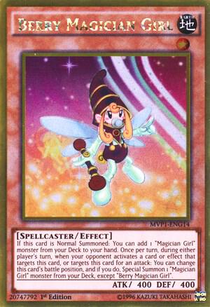 Berry Magician Girl MVP1-ENG14 card from The Dark Side of Dimensions Movie Pack: Gold Edition