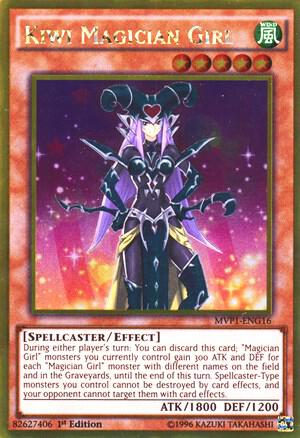 Kiwi Magician Girl MVP1-ENG16 card from The Dark Side of Dimensions Movie Pack: Gold Edition