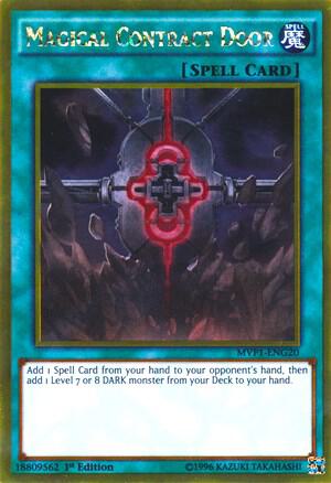 Magical Contract Door MVP1-ENG20 card from The Dark Side of Dimensions Movie Pack: Gold Edition