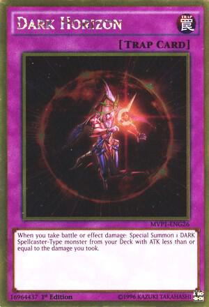 Dark Horizon MVP1-ENG26 card from The Dark Side of Dimensions Movie Pack: Gold Edition