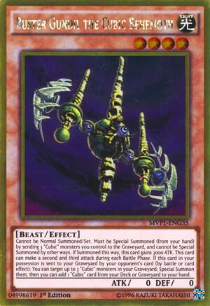 Buster Gundil the Cubic Behemoth MVP1-ENG35 card from The Dark Side of Dimensions Movie Pack: Gold Edition