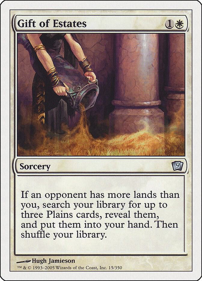 Gift of Estates 15 card from 9th Edition