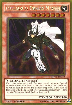 Palladium Oracle Mahad MVP1-ENG53 card from The Dark Side of Dimensions Movie Pack: Gold Edition