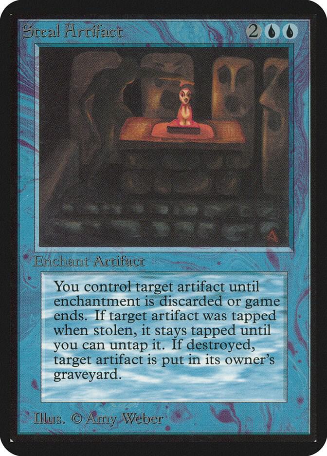 Steal Artifact card from Alpha Edition