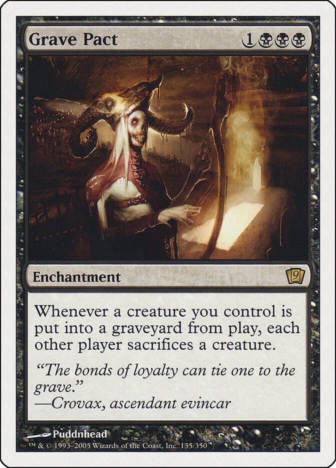 Grave Pact 135 card from 9th Edition