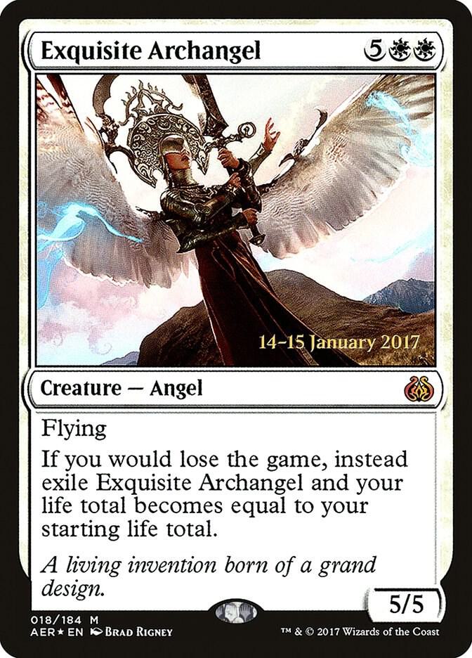 Exquisite Archangel 18 card from Prerelease Cards