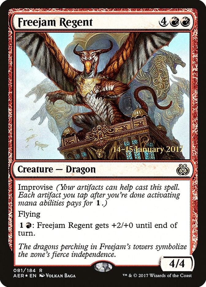 Freejam Regent 81 card from Prerelease Cards