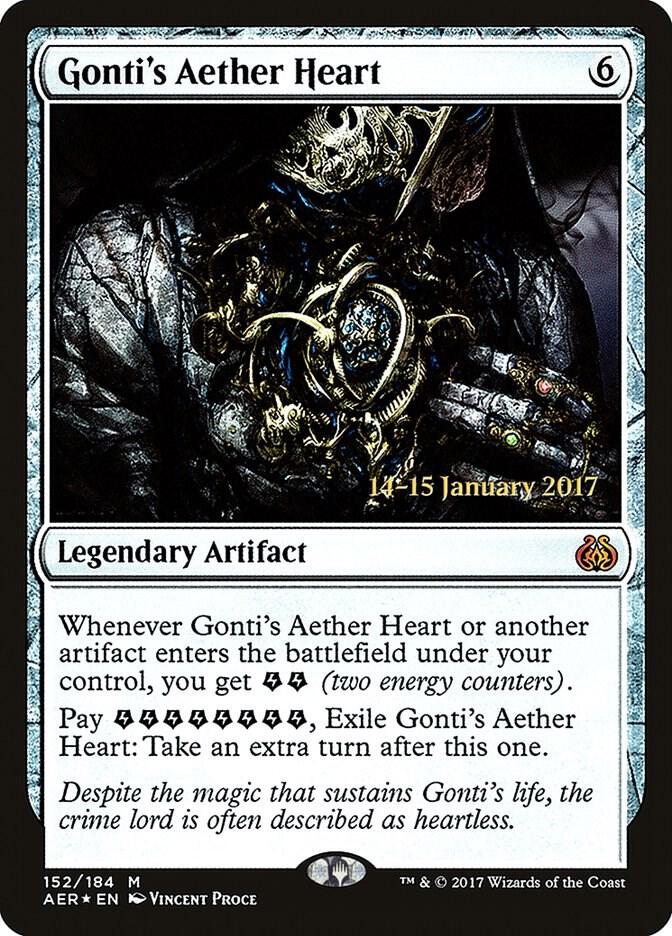Gonti's Aether Heart 152 card from Prerelease Cards