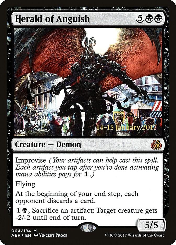 Herald of Anguish 64 card from Prerelease Cards