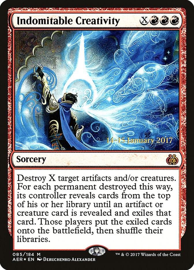 Indomitable Creativity 85 card from Prerelease Cards