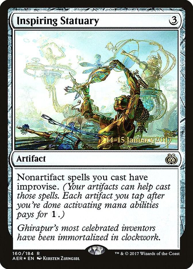Inspiring Statuary 160 card from Prerelease Cards