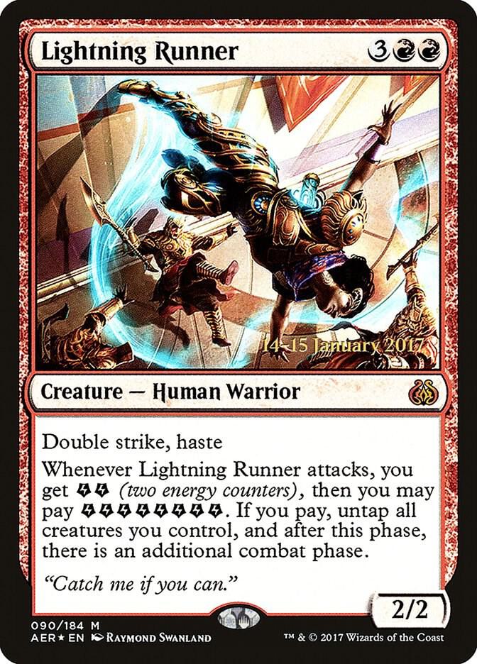 Lightning Runner 90 card from Prerelease Cards