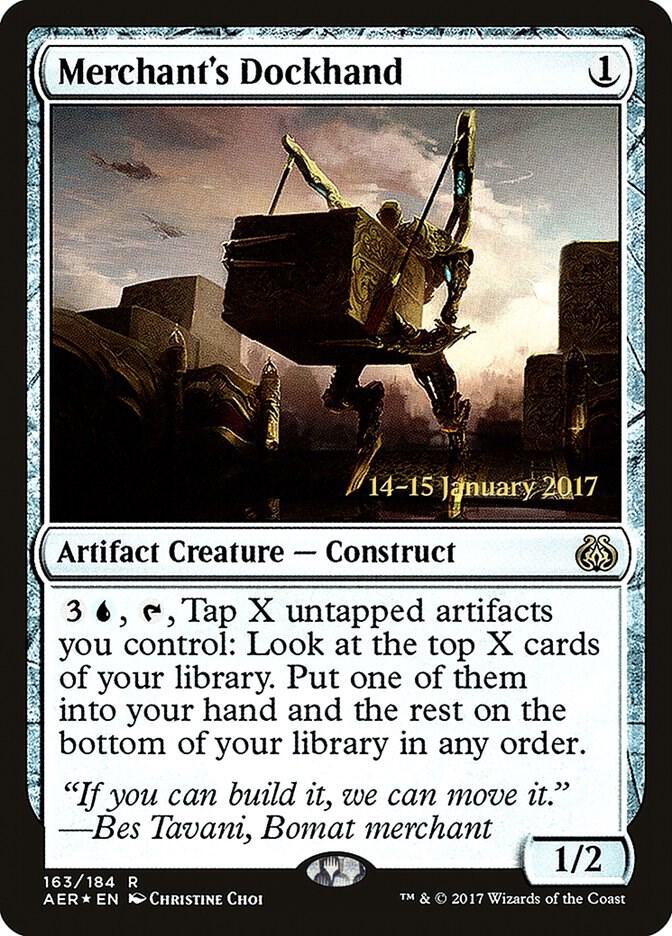 Merchant's Dockhand 163 card from Prerelease Cards