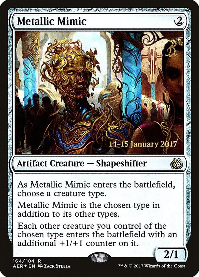 Metallic Mimic 164 card from Prerelease Cards