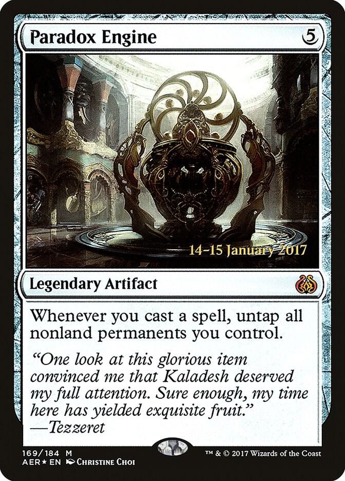 Paradox Engine 169 card from Prerelease Cards
