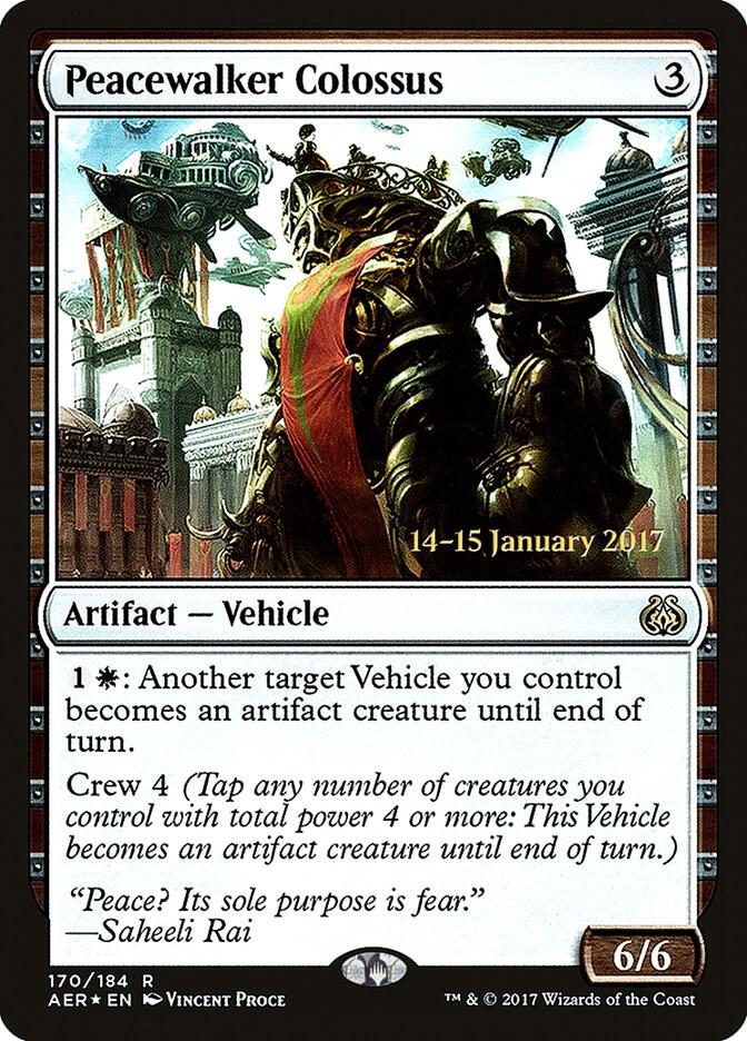 Peacewalker Colossus 170 card from Prerelease Cards